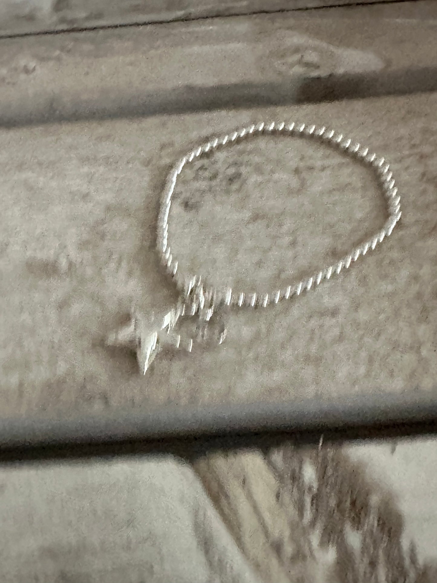 Star Charm Elasticated Bracelet