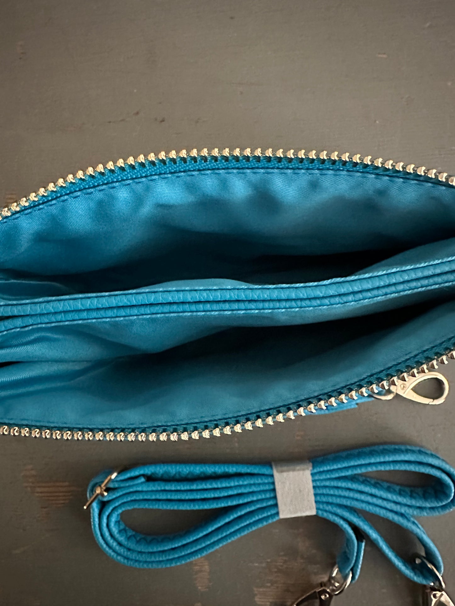 Crossbody & Wristlet Handbag - Sky Blue