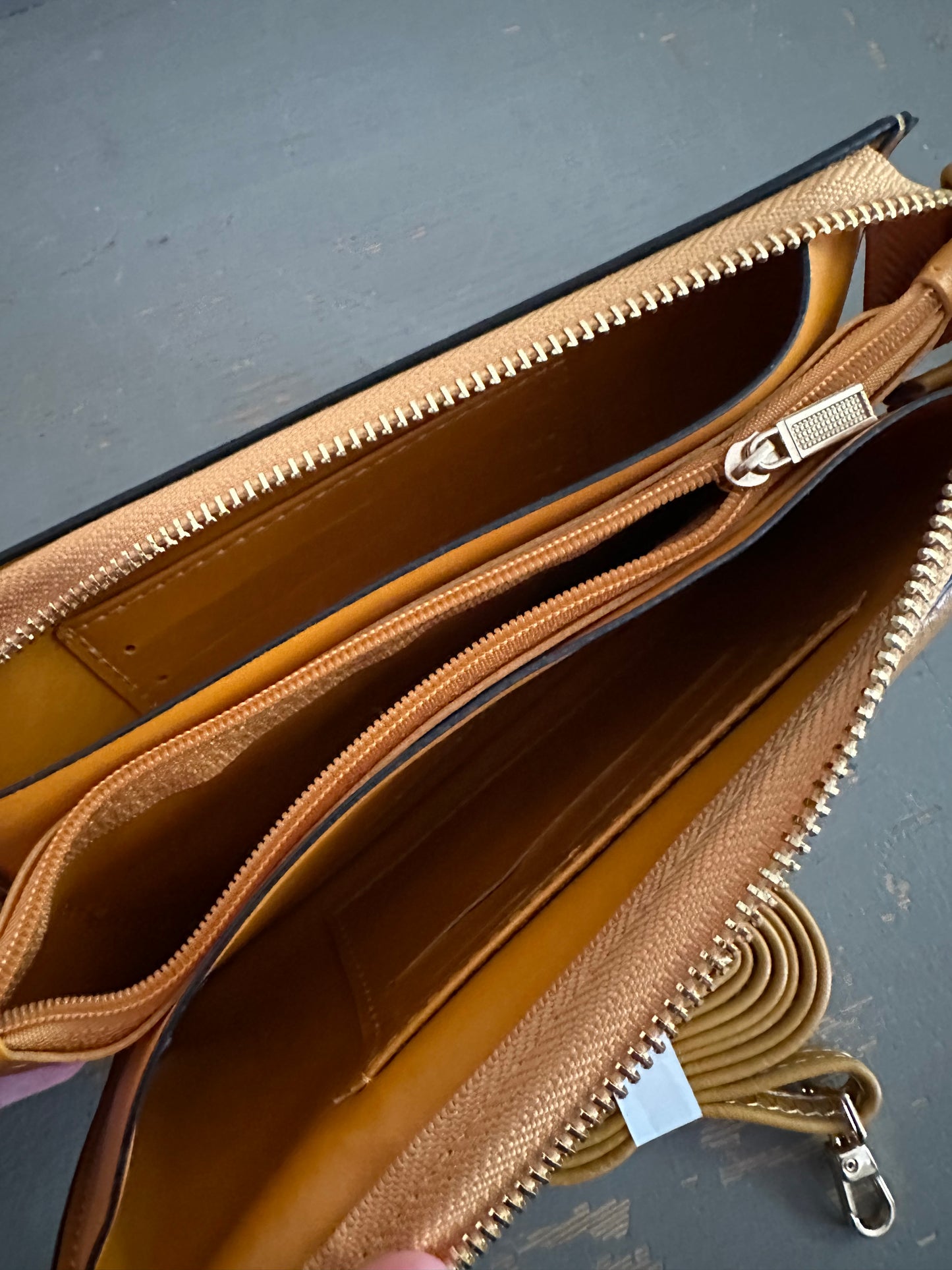 Crossbody & Wristlet Purse - Yellow