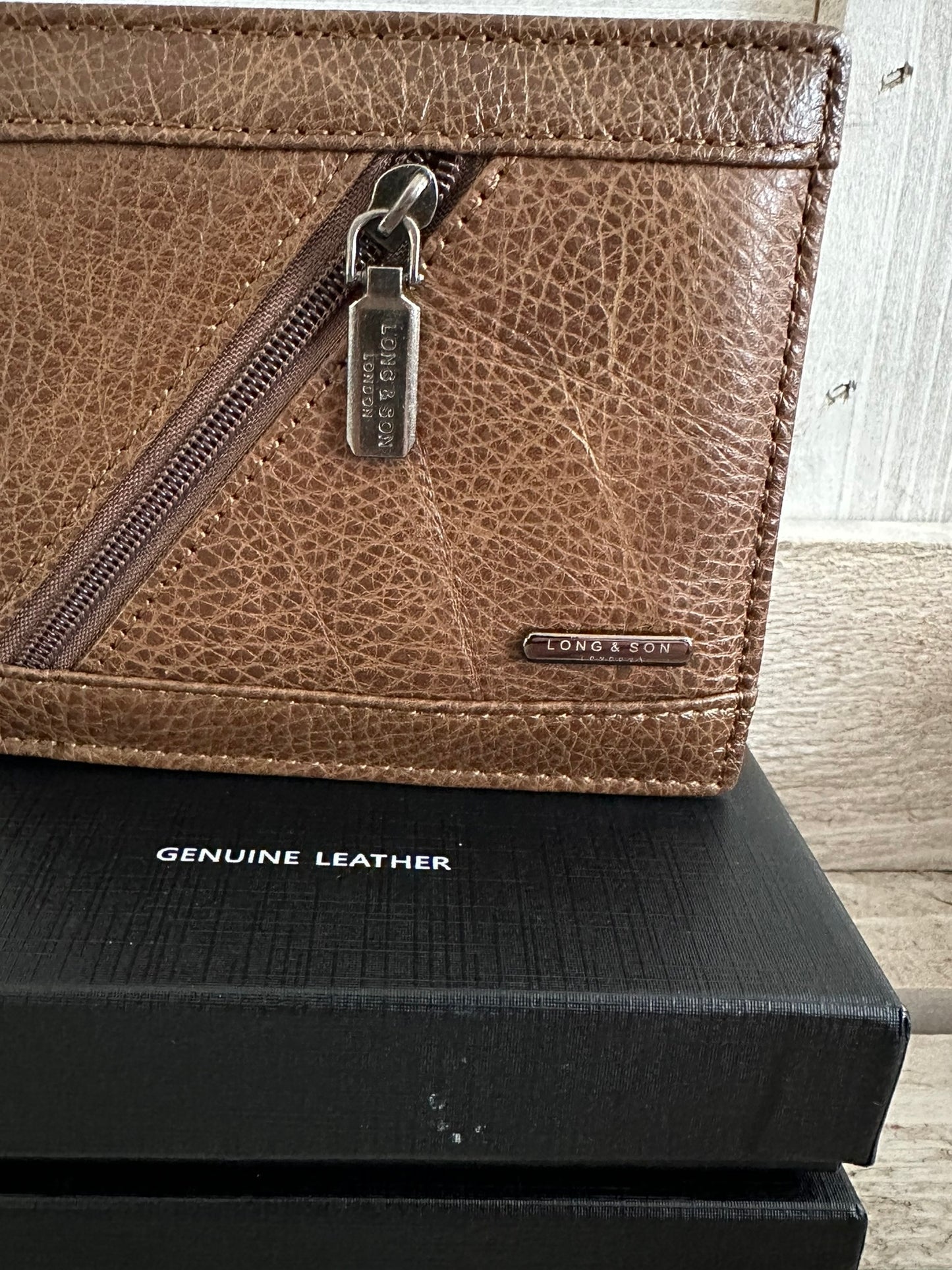 Leather Wallet - Brown