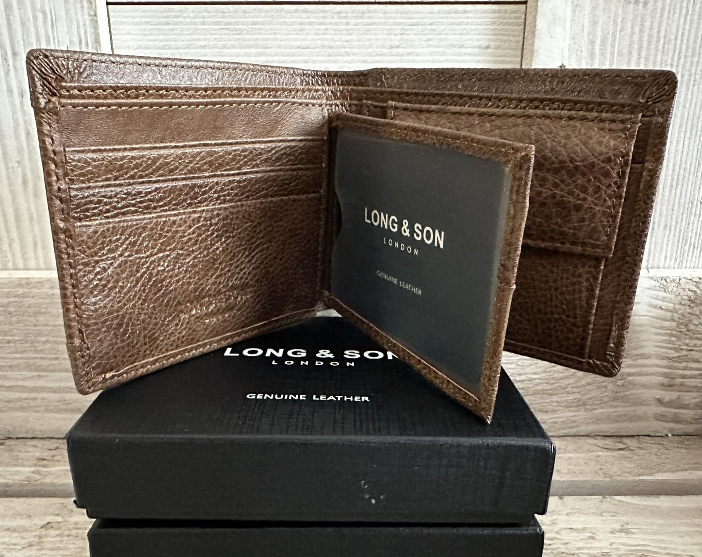 Leather Wallet - Brown
