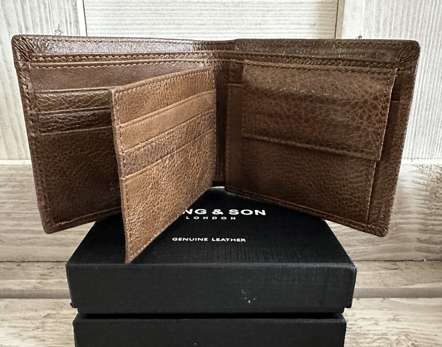 Leather Wallet - Brown
