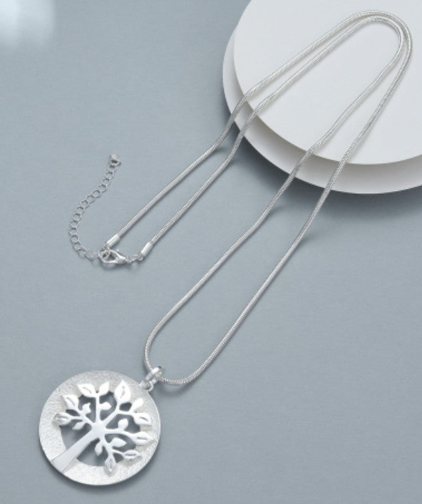 Tree of Life Pendant Long Necklace