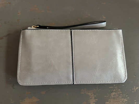 Zip Purse - Pale Grey