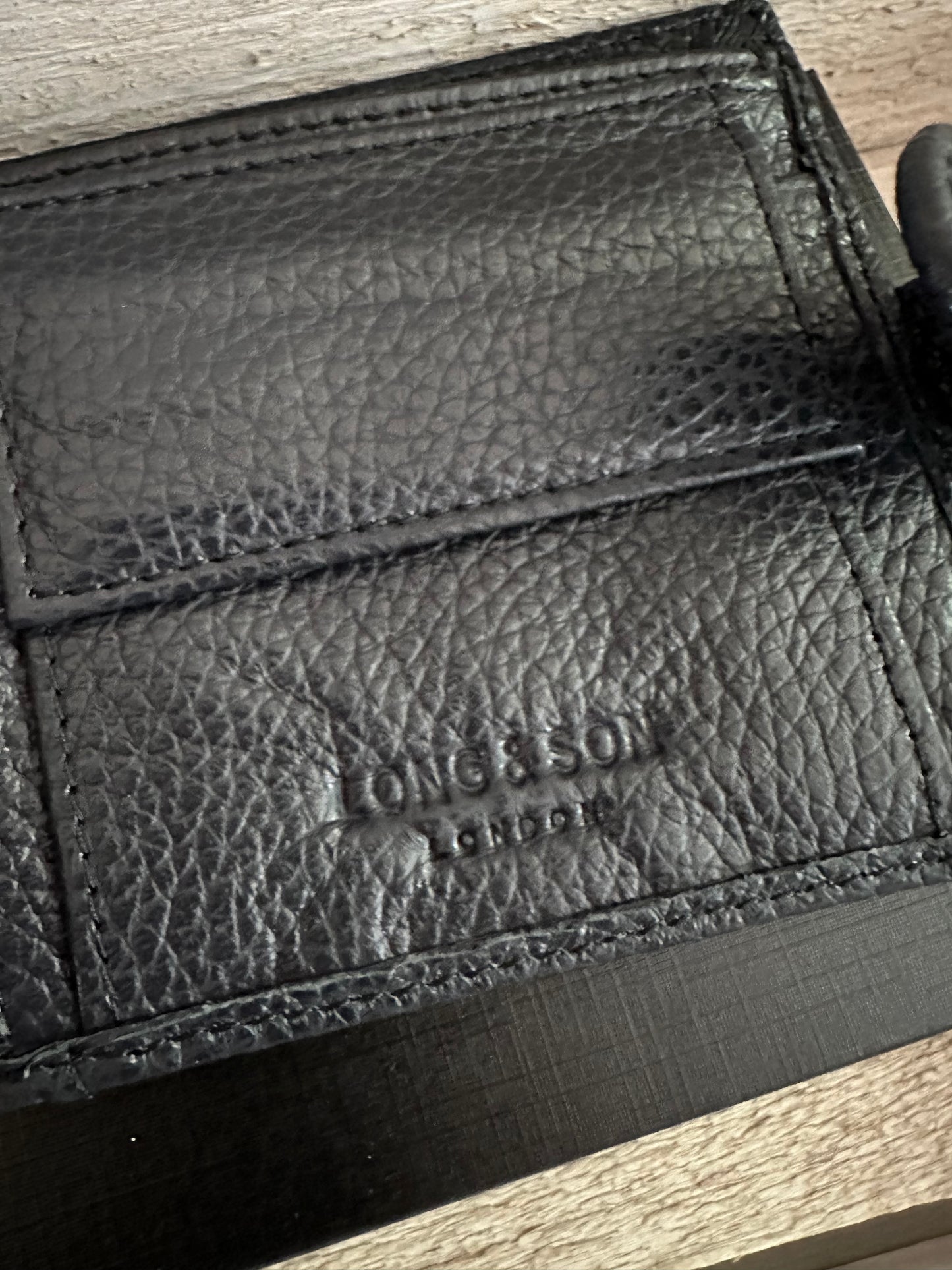 Leather Wallet - Black