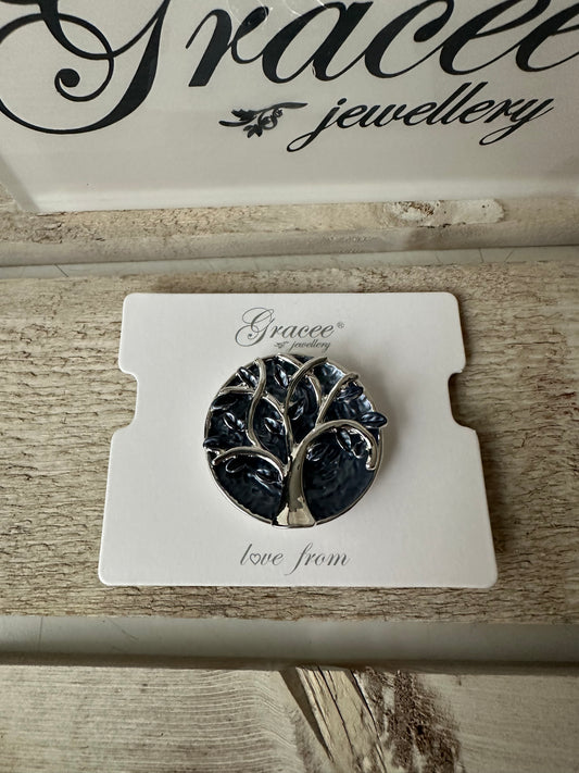 Tree Magnetic Brooch