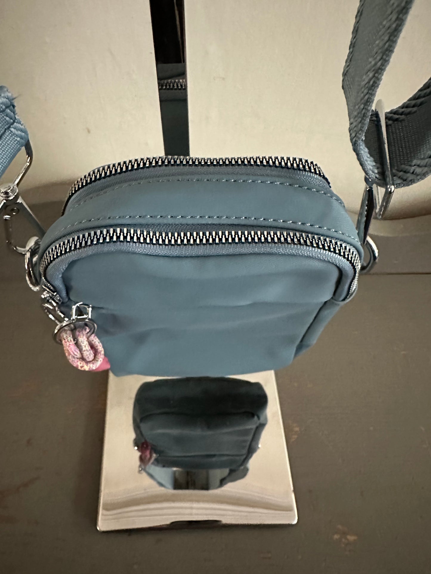 Crossbody Handbag - Denim Blue