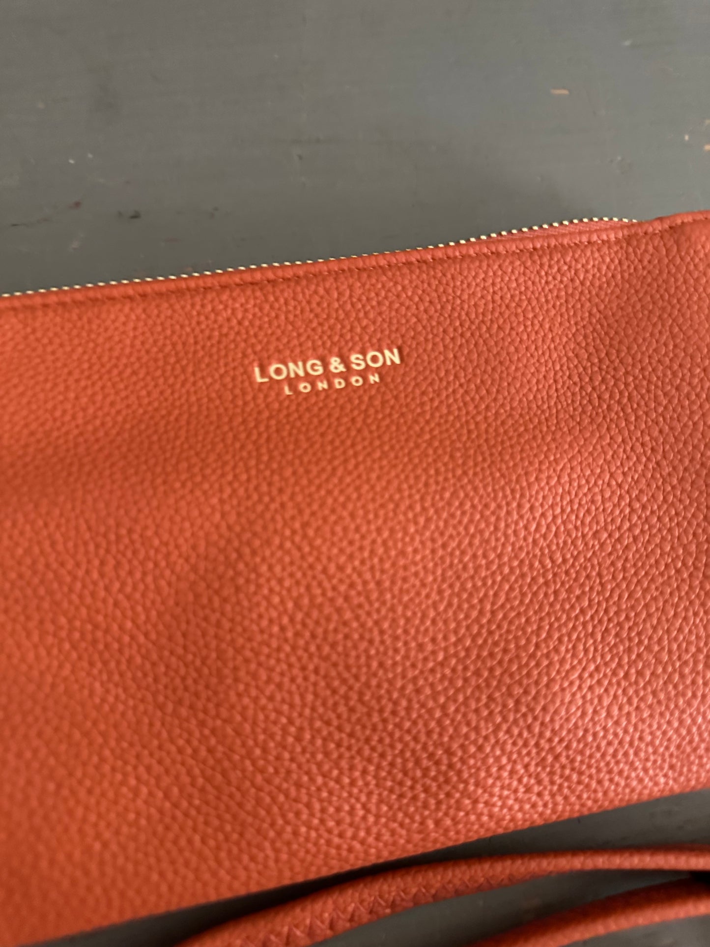 Crossbody & Wristlet Handbag - Orange