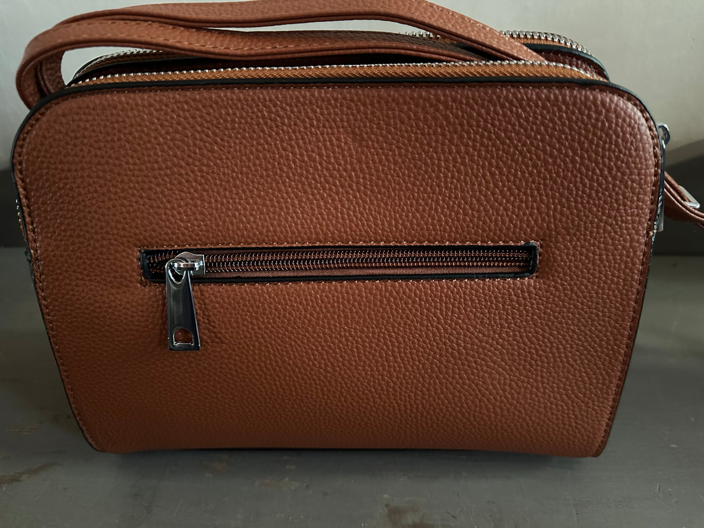 Crossbody Handbag - Brown