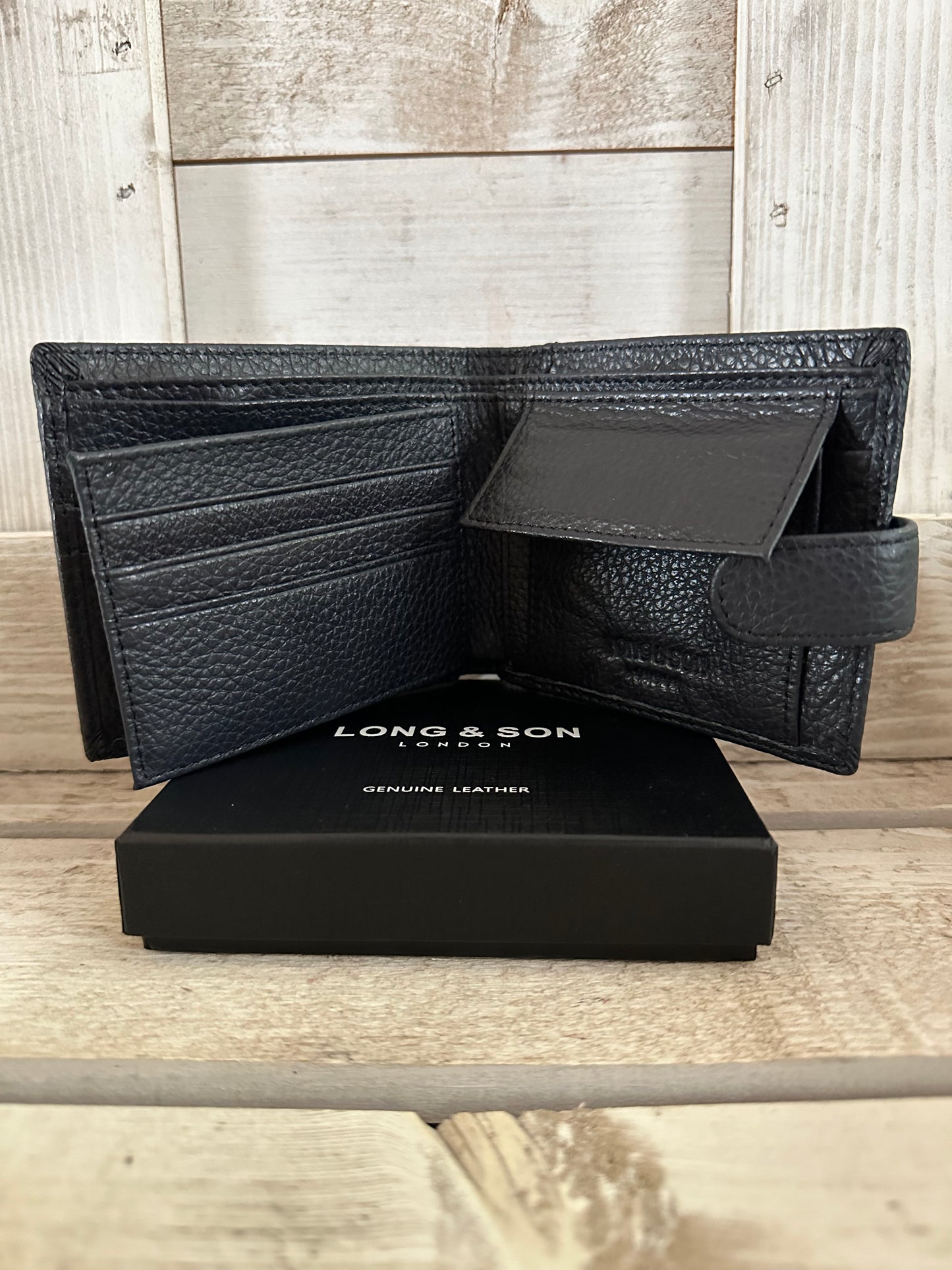 Leather Wallet - Black