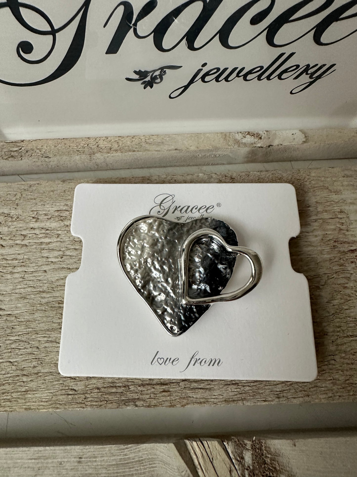 Heart Magnetic Brooch