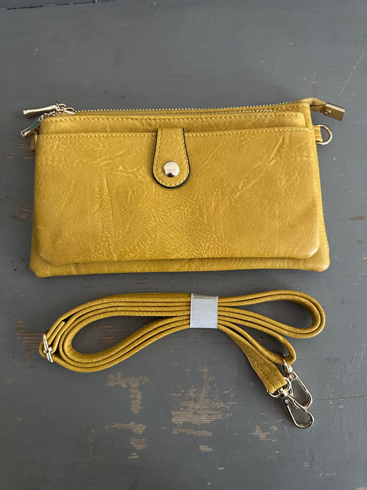 Crossbody Handbag - Yellow