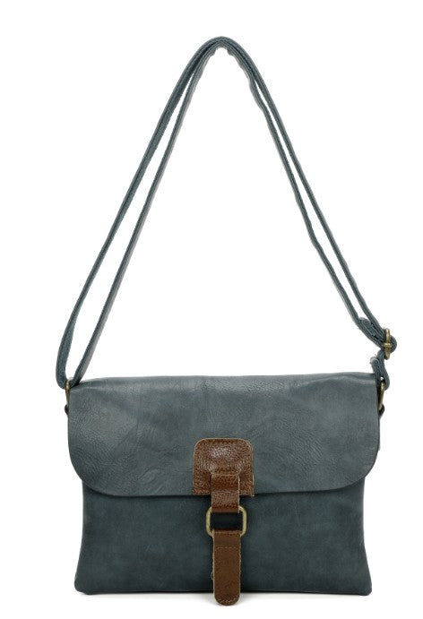 Small Crossbody with Buckle - Teal