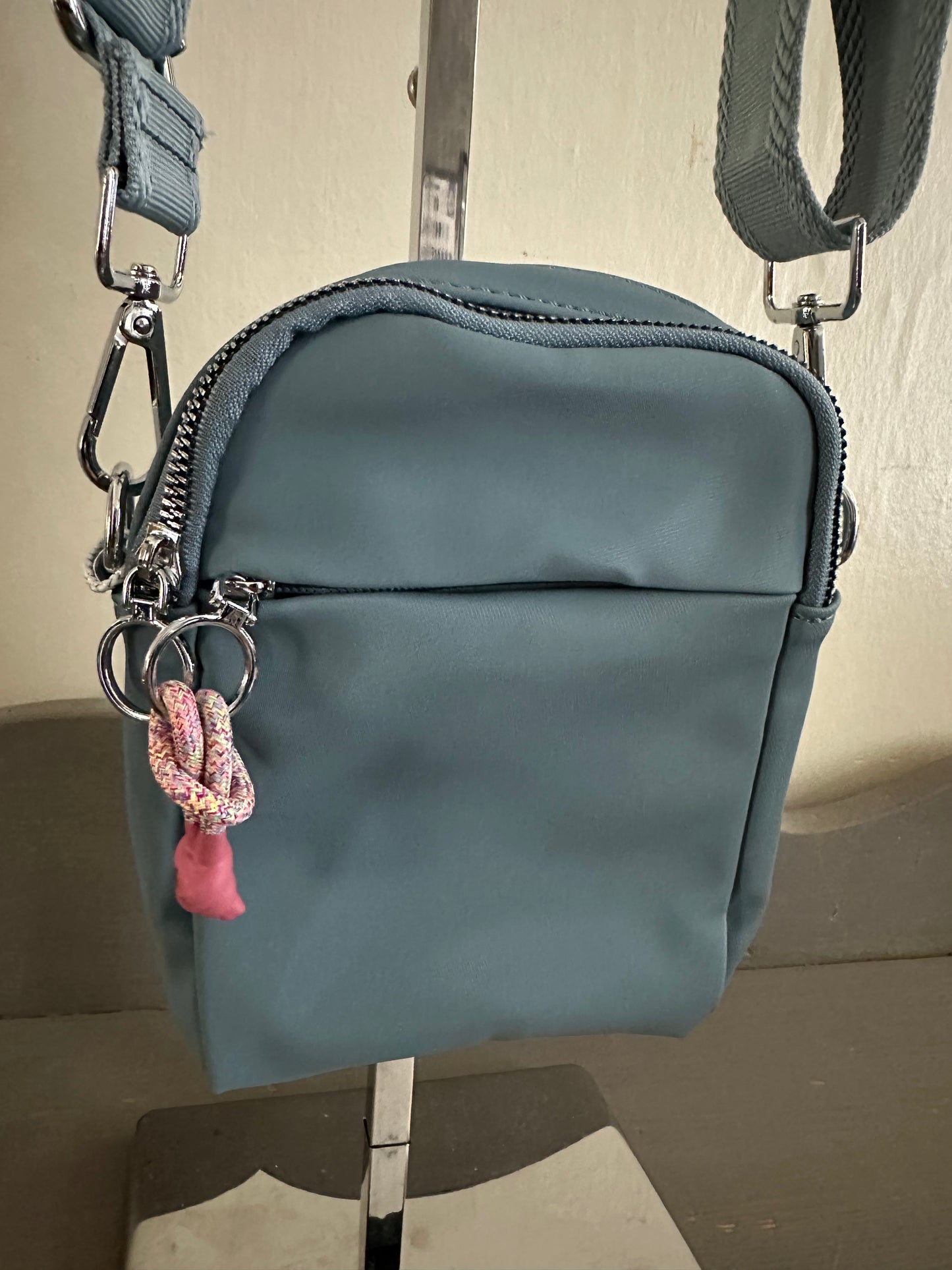 Crossbody Handbag - Denim Blue