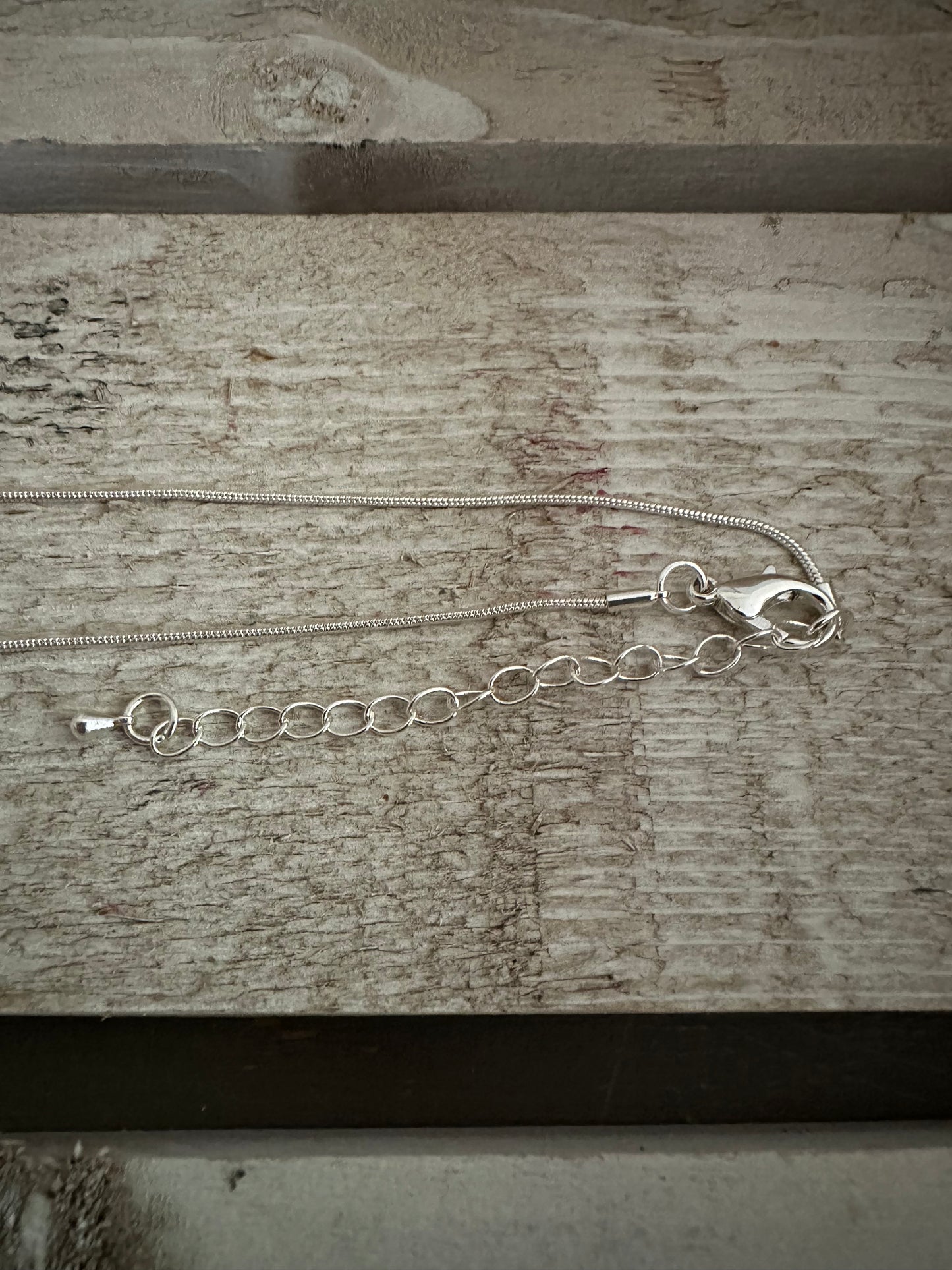Silver Coloured Pendant Short Necklace