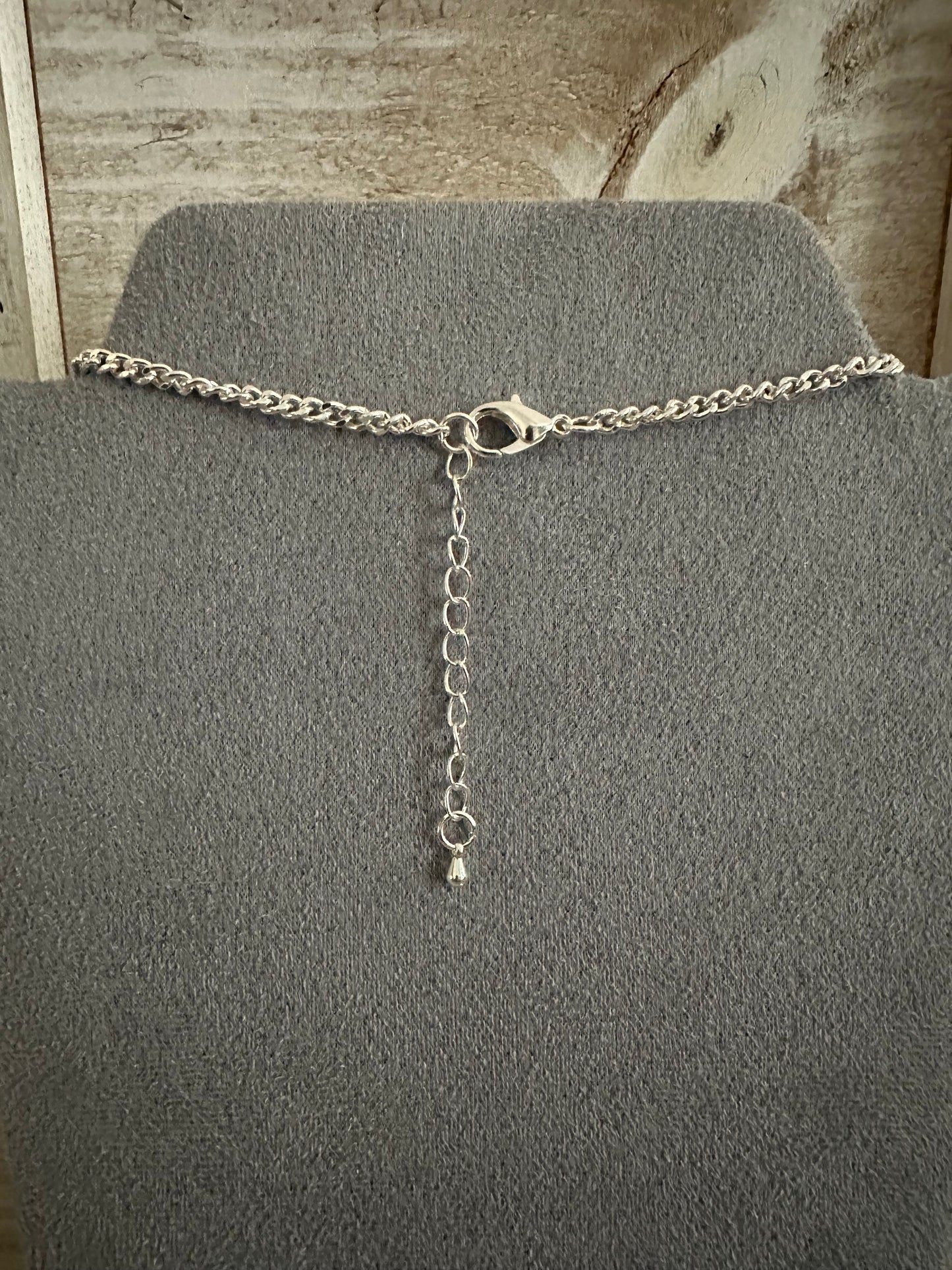 Silver Coloured Short Necklace