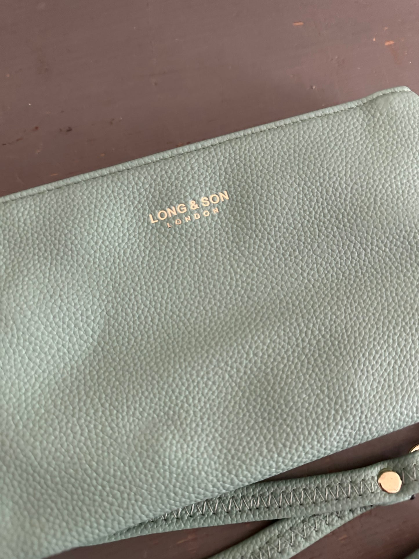 Crossbody & Wristlet Handbag - Light Green