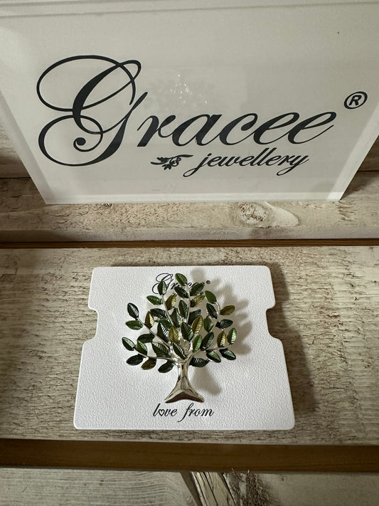 Tree Magnetic Brooch