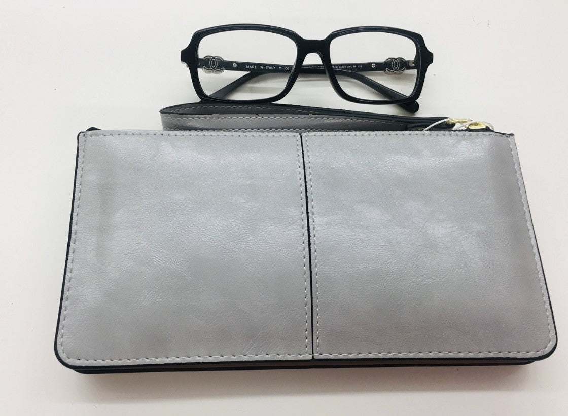 Zip Purse - Pale Grey