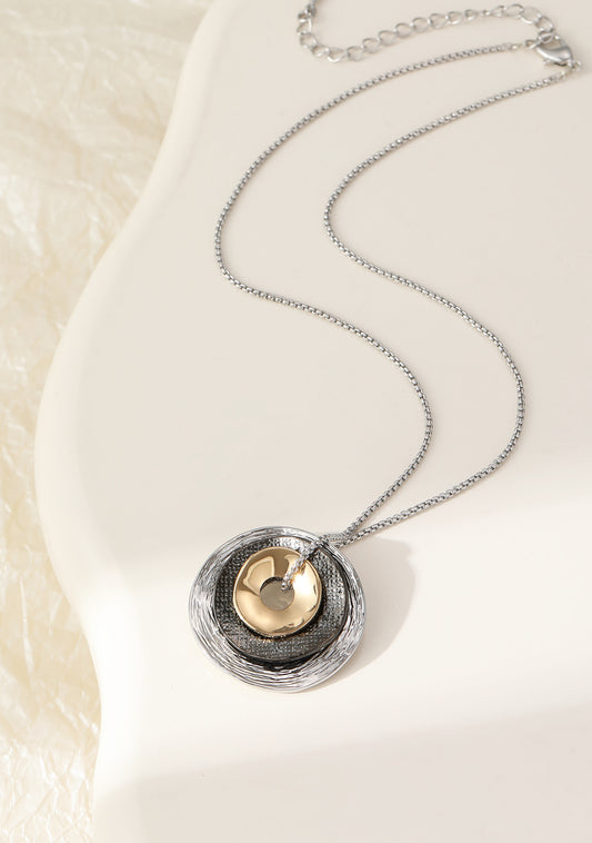 Triple Pendant Short Necklace
